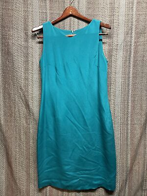 #ad Amanda Smith Woman#x27;s 2 Piece Vintage Classic Silk Skirt Suit Petite Size 10p $30.00