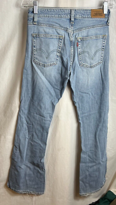 #ad Levi#x27;s 519 Jeans Junior Size 5M 31 inseam Flare Leg Heavyweight Mid Rise Stretch $14.63