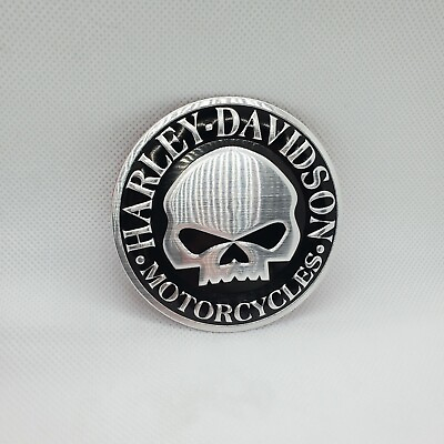 1PC Aluminum Motorcycle Gas Tank Emblem Decal Willie G Harley Davidson Style $7.99