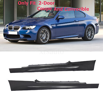 M3 Style Side Skirt For BMW 3 Series E92 E93 2007 2013 Coupe Convertible 2Dr $184.99
