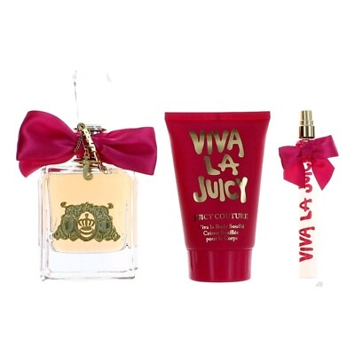 Viva La Juicy by Juicy Couture 3 Piece Gift Set for Women $57.46