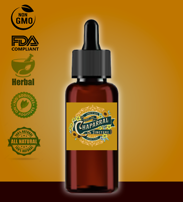 #ad #ad Chaparral Extract Liquid Tincture Organic Chaparral Larrea tridentata USA $11.77