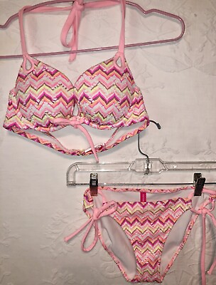 #ad Victoria’s Secret Bikini Set 32C Small *BUNDLE amp; SAVE* $1 SHIPS MORE $14.99
