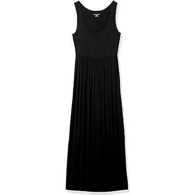 #ad NWT Black Maxi Dress Medium Tall $12.00