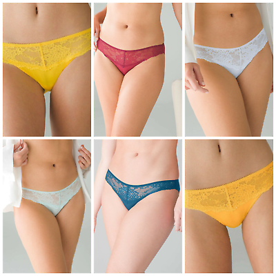 #ad #ad Soma Vanishing Edge Microfiber Lace Bikini Panties sizes S M L amp; 7 Colors NWT $6.99