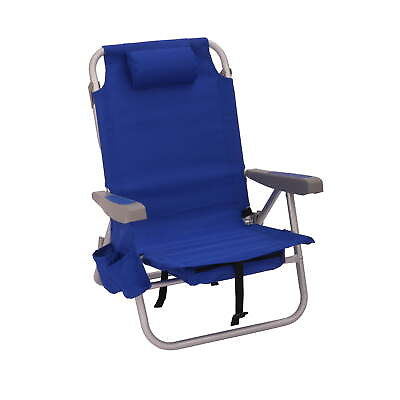 #ad #ad Reclining amp; Lay Flat Backpack Beach Chair Blue $35.05
