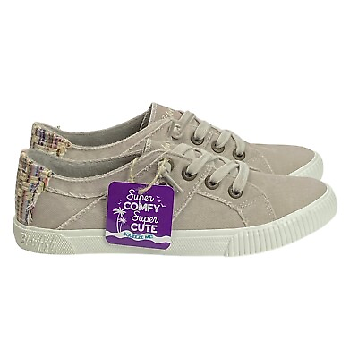 #ad Blowfish Malibu Women#x27;s 8 Fruit Sneaker Pull On Comfort Shoes Gray $29.69