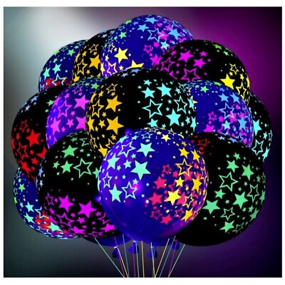 #ad Fluorescent Glowing Balloons: Party Night Shine $4.16