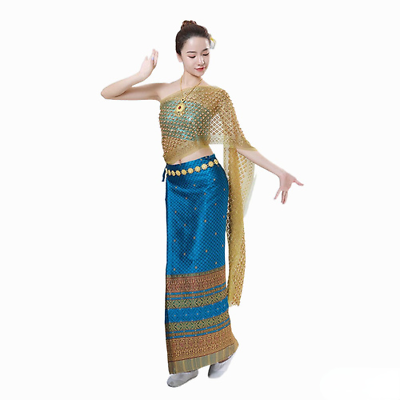 Traditional Clothing Southeast Asian Style Top Skirt Sets Dress Dai Princess $99.07