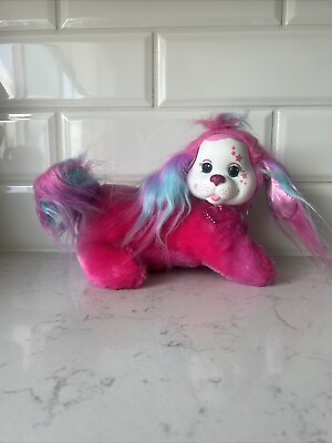 #ad Puppy Surprise Cassie 2020 No Puppies Plush Stuffed Toy Pink Glitter Stars $25.69