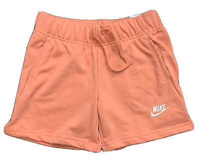 Nike Sportswear Club French Terry Girls Shorts DA1405 824 Size XL $10.00