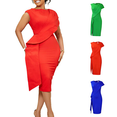 #ad #ad Women#x27;s Dress Sexy Clothing Fashion Plus Size Dress Oblique Shoulder elegance $30.37