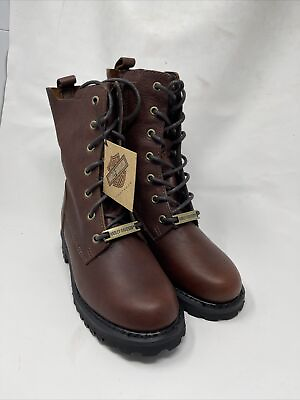Harley Womens Size 5.5m Wicklyn Rust Boots #d84480 gr1063 $99.99