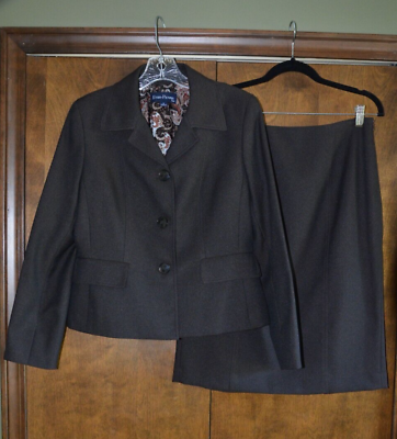 #ad Women#x27;s Evan Picone Skirt and Jacket Suit Set Size 8 $26.00