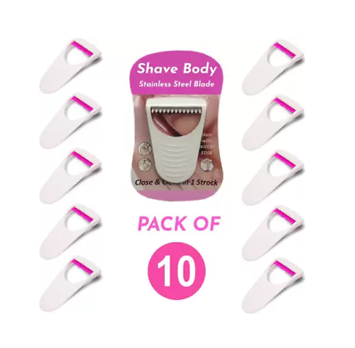 #ad Women#x27;s Disposable Plastic Hair Razor amp; Bikini Razor For Women Pack Of 10 pcs $15.19