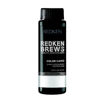 #ad Redken Brews COLOR CAMO 5 Min Custom Gray Camouflage or Developer Choose Yours $40.99