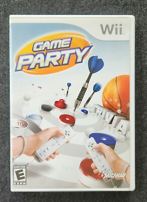 #ad Game Party for Nintendo Wii Complete Tested. CIB Midway 2007 $9.99