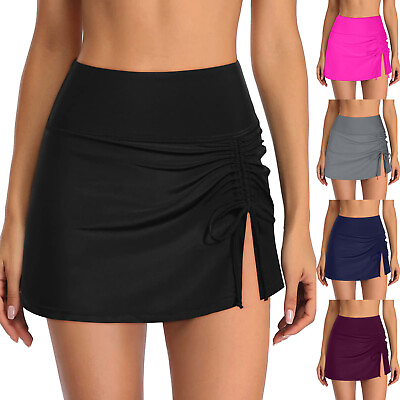 #ad Women#x27;s Swim Skirt High Waisted Bathing Suit Skirt Bikini Bottoms For Women G❉ C $14.22