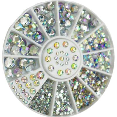#ad Great Mixed DIY Size Glitter Rhinestones Charm 3D Nail Art Decor Accessories ... $9.60