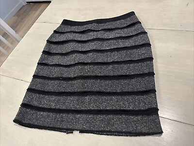 #ad WORTHINGTON Skirt Women#x27;s 10 Black Pencil Skirt Knee Length Lined $6.92