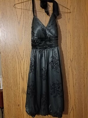 #ad Women Juniors cocktail dress small size  black new without tag $12.99