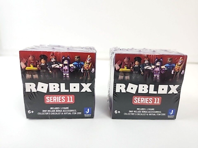 #ad LOT of 2 ROBLOX SERIES 11 Purple Sealed Blind Box Mystery Figures w Codes $9.99