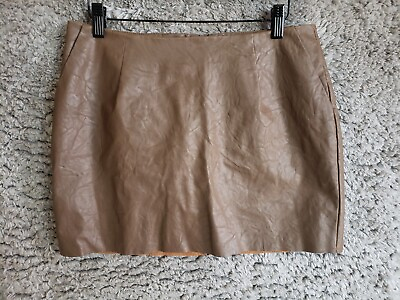 #ad #ad Brown Mini Skirt Size Medium $8.99