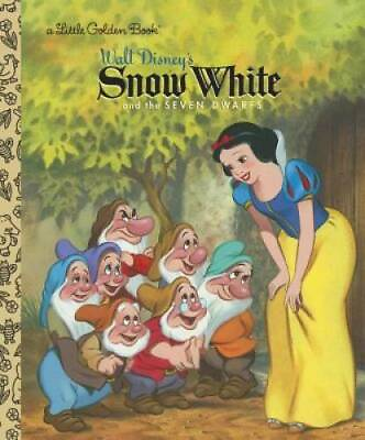 Snow White and the Seven Dwarfs Disney Princess Little Golden Book GOOD $3.59