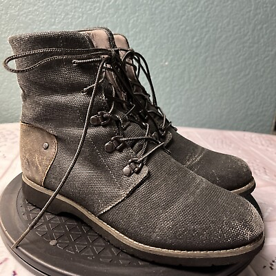 #ad The North Face Ballard Lace II Boots Womens US 7.5 Casual Hiking Canvas Black $31.88