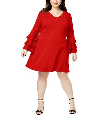 #ad Love Squared Womens Tiered A Line Cocktail Dress $36.48