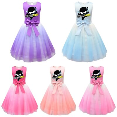 #ad #ad NINJA KIDZ Kids Clothes Princess Dress Vestidos Party Dresses Costume costume $25.02