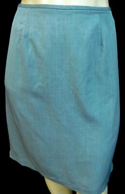 #ad Women#x27;s gray back split back zipper plus size midi skirt 20W $14.99