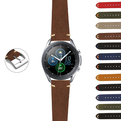 StrapsCo Suede Watch Strap Short Standard Long for Samsung Galaxy Watch 3 $19.99