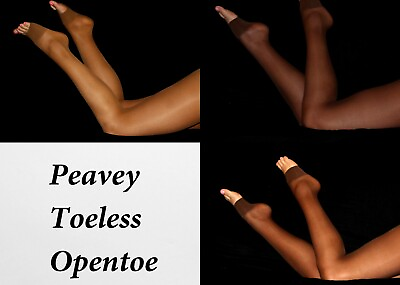 #ad #ad Peavey Tamara Toeless Fancy Dress Pantyhose Hooters Uniform Lingerie Sheer Hose $11.87