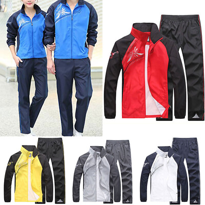 Spring JacketPant Casual Men Autumn 2 G Sportswear Tracksuits Zipper Set P * $26.44