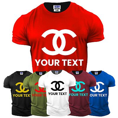 #ad Personalized Custom Your Text Here Men#x27;s T Shirt USA Funny Birthday New Gift Tee $11.49