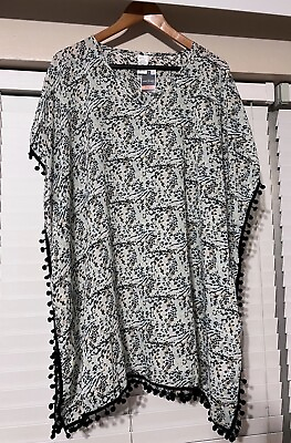 #ad West Loop Women’s Tropical Beach Swimsuit Cover Up One Size $14.00