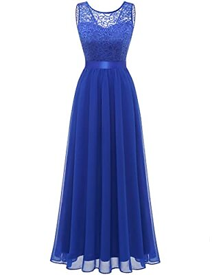 #ad Cocktail Dresses Prom Dress for Teens Wedding Guest Medium Long royalblue $76.34