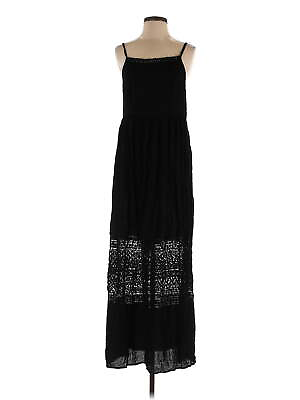 #ad BoHo Me Women Black Casual Dress S $35.74
