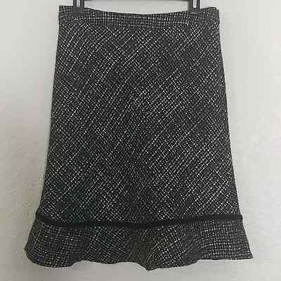 #ad #ad Wool Blend Skirt Black and White $25.00