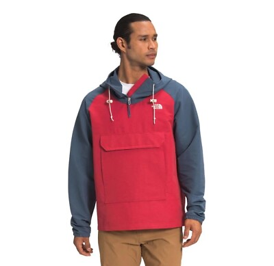 #ad The North Face Men’s Class V Pullover Anorak Red Indigo Size Large NF0A5338 $75.00