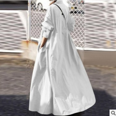 #ad Womens Casual Loose Maxi Dress Long Sleeve Baggy Kaftan Oversize Fashion Dresses $25.24