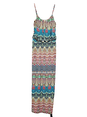 #ad S Twelve Spaghetti Strap Blouson Maxi Dress Size Large $18.74