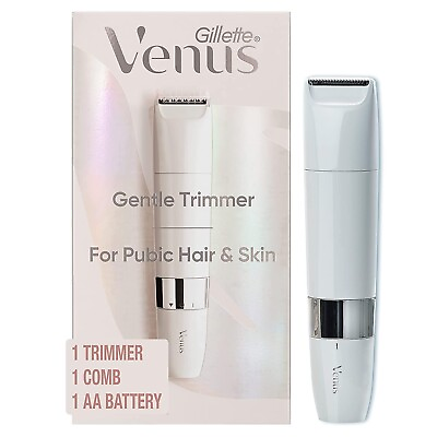 Gillette Venus Gentle Trimmer For Pubic Hair And Skin battery operated NIB $23.74