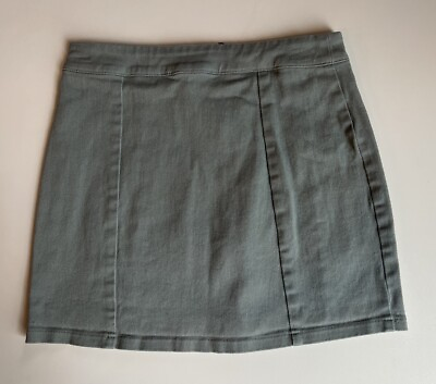 #ad Forever 21 womens Light Green Mini Skirt Size Small $9.99