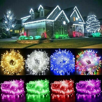 Outdoor Fairy String Lights 100 1000LED Waterproof Xmas Christmas Party Plug In $67.67