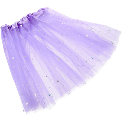 #ad Sparkly Tutu Dress Glitter Tulle Skirt Girls Sequin Short Birthday Present $8.15