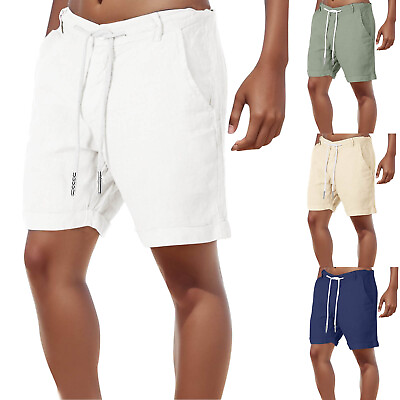 #ad Men#x27;s Cargo Pocket Swim Trunks Swimming Shorts Suit Beach Surf Board Swimwear $12.99