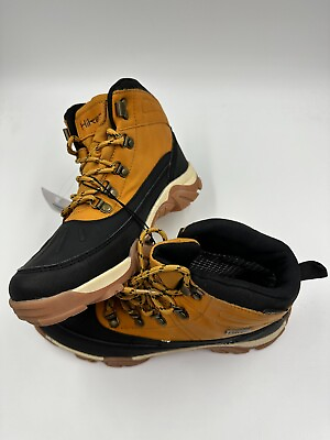 7.5 Women#x27;s Beige and Black Waterproof Hiking Boots $29.99