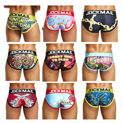 #ad Men#x27;s Summer Beach Shorts Cartoon Printed Swim Briefs Bikini Swimwear $7.82